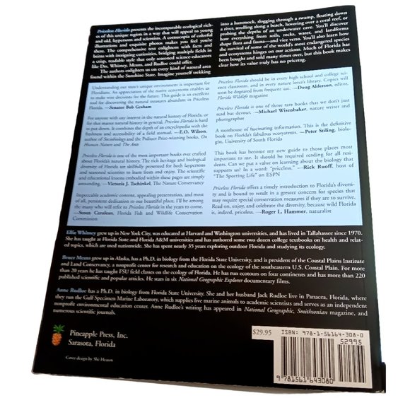 PRICELESS FLORIDA: NATURAL ECOSYSTEMS AND NATIVE SPECIES, FIRST EDITION - Picture 2 of 2